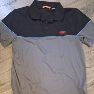 Cutter & Buck Black and Gray Polo Shirt